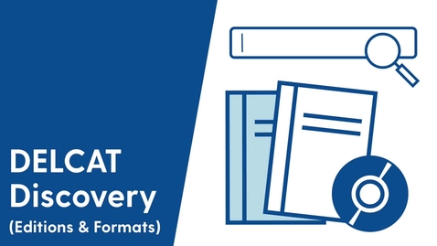 Thumbnail for DELCAT Discovery - Editions &amp; Formats