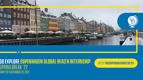 Thumbnail for entry 22S Copenhagen Global Health Internship - Spring Break