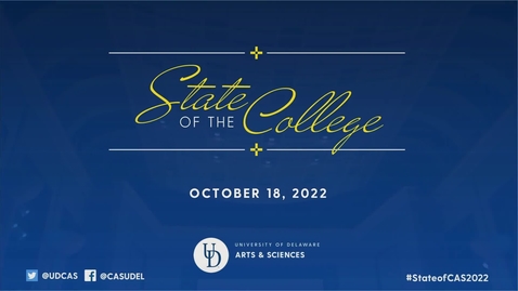 Thumbnail for entry College of Arts &amp; Sciences - State of the College