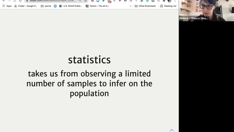 Thumbnail for Statistics: probability and distributions