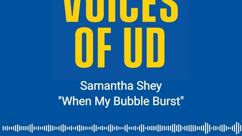 Thumbnail for entry Samantha Shey- When My Bubble Burst