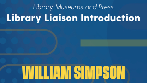 Thumbnail for William Simpson Introduction