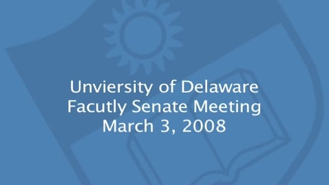 Thumbnail for 2007-2008/facsen-20080303.mp4