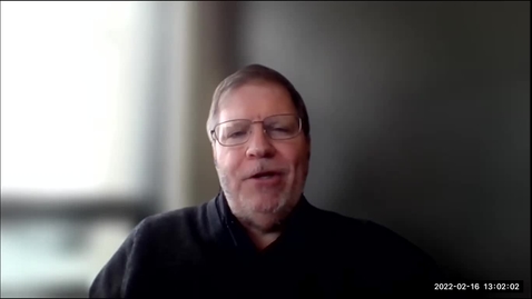 Thumbnail for Feb.16, 2022 - Lunch with our Professors Series: Dr. David Ebner