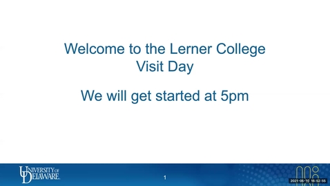 Thumbnail for entry Lerner Virtual Visit 5.10.2021