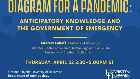 Thumbnail for Diagram for a Pandemic: Anticipatory Knowledge and the Government of Emergency