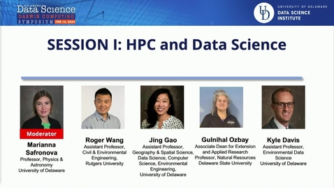 Thumbnail for 2024 DARWIN Symposium_Session 1_HPC and Data Science.mov