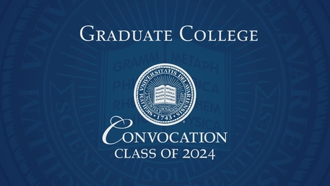 Thumbnail for 2024 Graduate College Convocation
