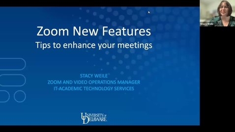Thumbnail for Zoom New Features Workshop