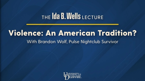 Thumbnail for 2025 Ida B. Wells lecture, Violence: An American Tradition?