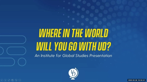 Thumbnail for entry Study Abroad Information Session