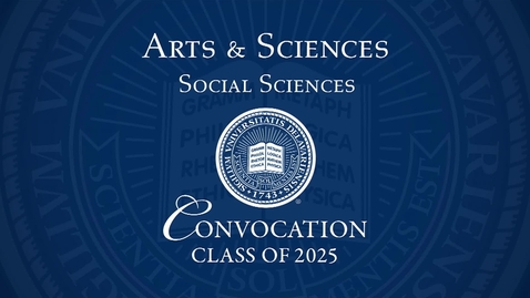 Thumbnail for 2025 CAS_Social Sciences Convocation
