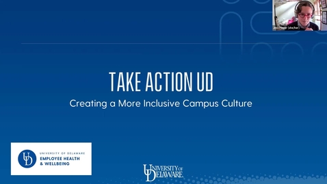 Thumbnail for TakeActionUD: Session 5 | Creating a More Inclusive Campus Culture