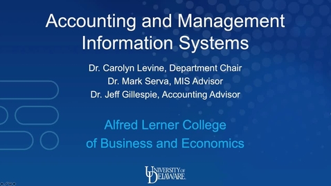 Thumbnail for Accounting and Management Information Systems — Lerner College of Business and Economics