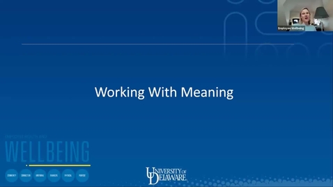 Thumbnail for Working Well: Working With Meaning
