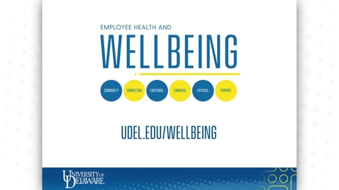 Thumbnail for UD Employee Health and Wellbeing - 2021 Virtual Benefits and Wellbeing Fair Informational Video