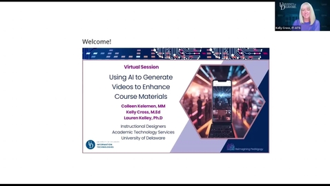 Thumbnail for Using AI to Generate Videos to Enhance Course Materials