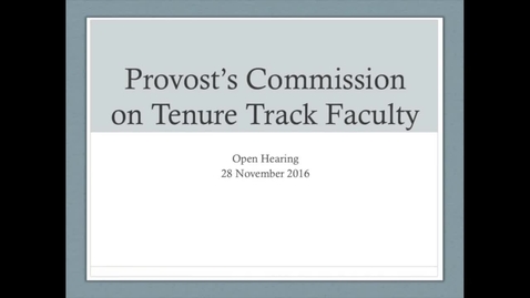 Thumbnail for 2016-2017/07Hearing On Discussion Of Tenure Nov 29th, 2016.mp4