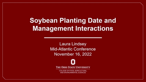 Thumbnail for 2022 Crop Management School - Laura Lindsey
