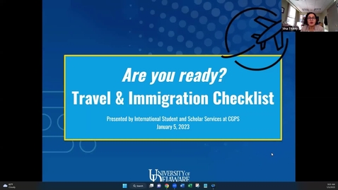 Thumbnail for entry Before You Arrive Webinar 1: Travel and Immigration Preparation - 23S