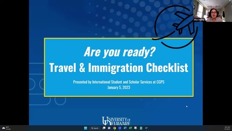 Thumbnail for Before You Arrive Webinar 1: Travel and Immigration Preparation - 23S