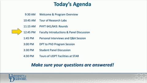 Thumbnail for PT Interview Session-3_Faculty Intoductions &amp; Panel Discussion