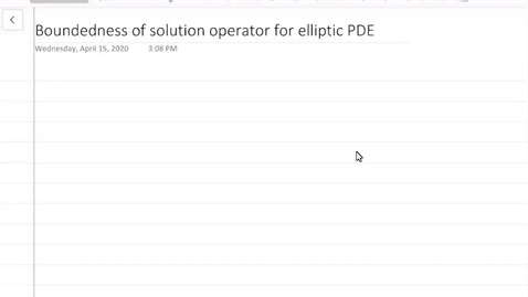 Thumbnail for Boundedness of solution operator for elliptic BVP
