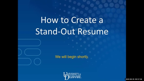 Thumbnail for entry How to Create a Stand Out Resume