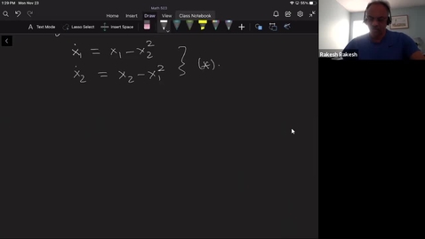 Thumbnail for entry Closed orbits II and the Poincare-Bendixson theorem