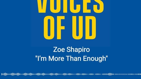 Thumbnail for entry Zoe Shapiro - I'm more than enough