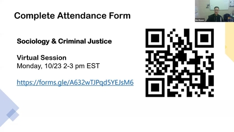 Thumbnail for Sociology &amp; Criminal Justice 10/23/23 Fall 2023 Group Advising