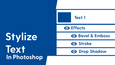Thumbnail for Stylize Text in Photoshop 