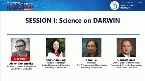 Thumbnail for DARWIN Computing Symposium_Session 1_Science on DARWIN.mp4