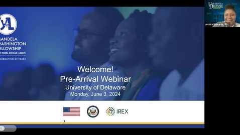 Thumbnail for Mandela Washington Fellowship Pre-Arrival Webinar