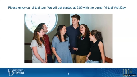 Thumbnail for Lerner Virtual Visit  Business Administration  10-8-2020