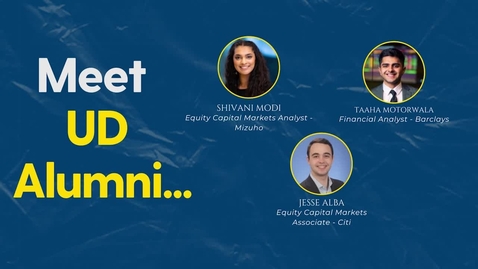 Thumbnail for Careers in Finance w/a focus on Equity Capital Markets