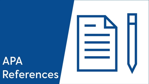 Thumbnail for APA References