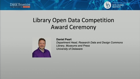 Thumbnail for DSI Symposium Library Open Data Competition Award Ceremony