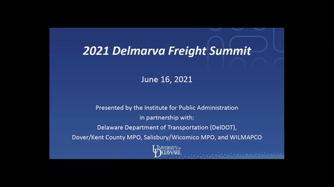 Thumbnail for 2021 Delmarva Freight Summit