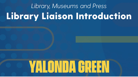 Thumbnail for Yalonda Green Introduction