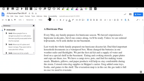 Thumbnail for Audio dictionary