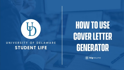 Thumbnail for How to Use Cover Letter Generator