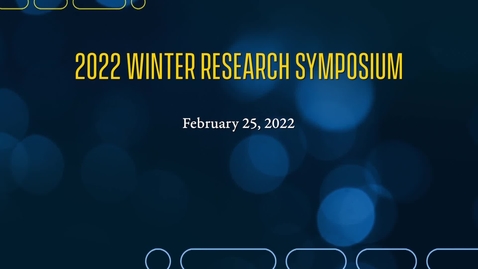 Thumbnail for entry Winter Research Symposium Speaker 1-Keynote