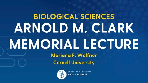 Thumbnail for 2025 Arnold M. Clark Lecture