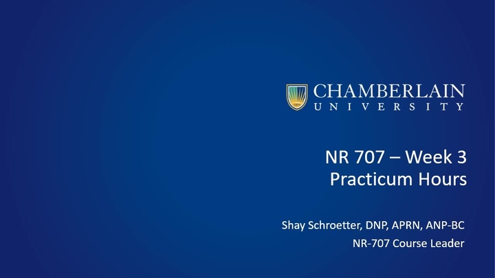 NR 707_MARCH 2023_Week 3 Let's Check-In Meeting- DNP Practicum Hours