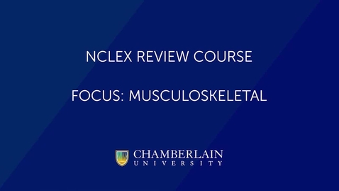 Thumbnail for entry Focus: Musculoskeletal