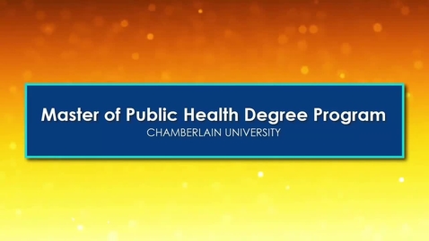 Thumbnail for entry Master of Public Health Degree Program