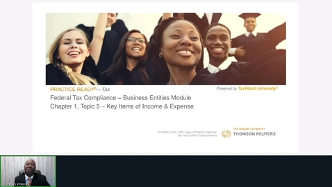 Thumbnail for C1 Business Entities Topic 5-Key Income Expense Items - Clip 1