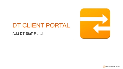 Thumbnail for DT Staff Portal