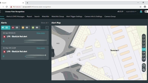 Thumbnail for entry LPR 4 - Watchlist and Alert Trigger setting and Alert